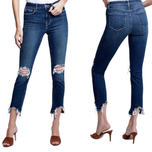 L’AGENCE High Line High Rise Skinny Destroyed in Monrovia size 25 - Picture 2 of 7